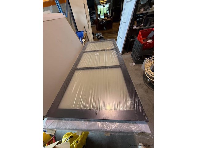 Deur industrial matglas zwart - afbeelding 1 van  2