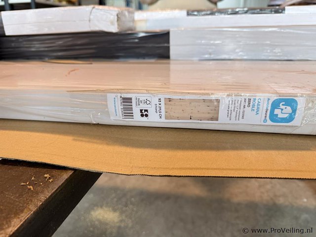 Deur industrial matglas zwart - afbeelding 2 van  2