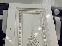 Deur met houtsnijwerk (2x) - afbeelding 4 van  8
