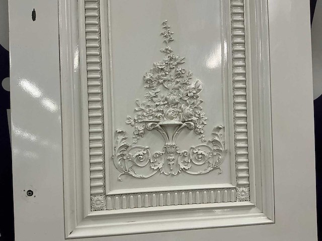 Deur met houtsnijwerk (2x) - afbeelding 5 van  8