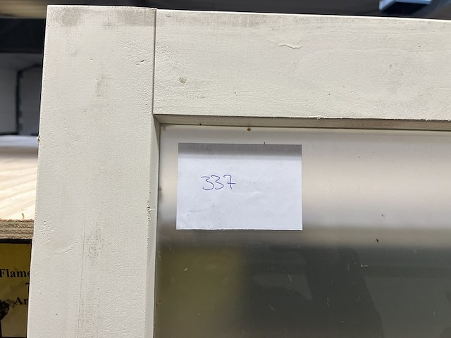 Deur, wit gespoten hillhout - afbeelding 3 van  3