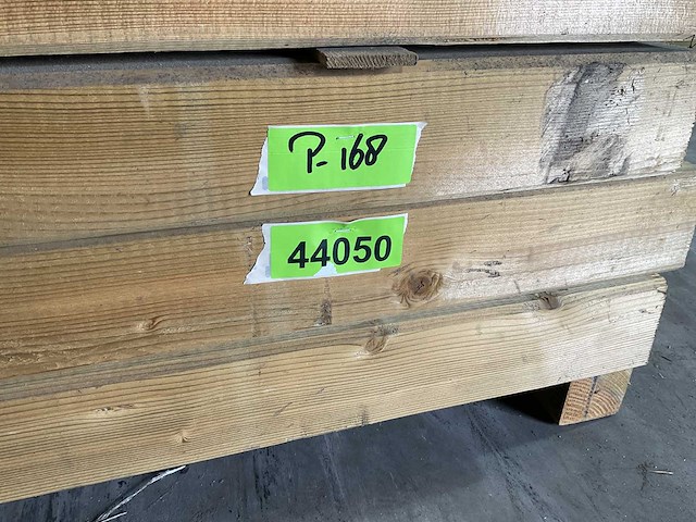 Deurelement geïmpregneerd 227x9x9 cm (6x) - afbeelding 5 van  6