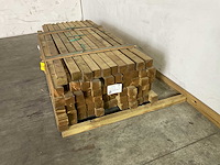 Deurelement geïmpregneerd 227x9x9 cm (6x) - afbeelding 2 van  4