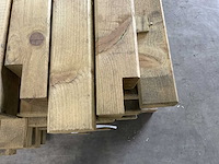 Deurelement geïmpregneerd 227x9x9 cm (6x) - afbeelding 3 van  6