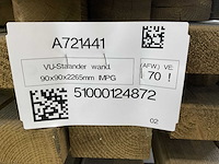 Deurelement geïmpregneerd 227x9x9 cm (6x) - afbeelding 6 van  6