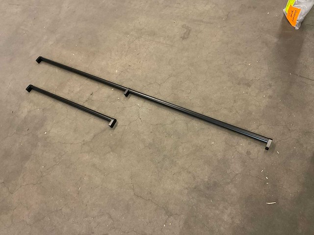 Deurgreep stang zwart 142 cm - afbeelding 1 van  3