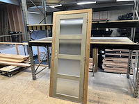 Deurkozijn 900x2010mm, melkglas hillhout - afbeelding 1 van  3