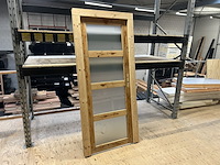 Deurkozijn 900x2010mm, melkglas hillhout - afbeelding 2 van  3