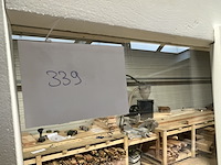 Deurkozijn, wit gespoten, enkel glas hillhout - afbeelding 3 van  3