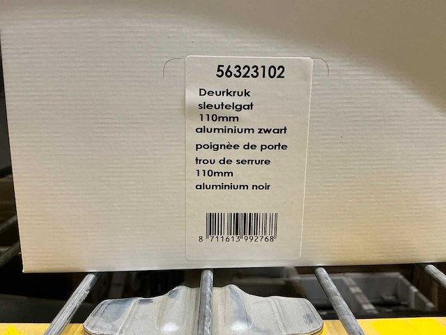 Deurkruk met sleutelgat (11x) - afbeelding 2 van  2