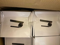 Deurkruk rond rozet recht deurbeslag (6x) - afbeelding 4 van  6
