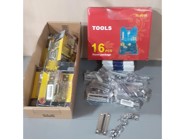 Deurschuiven, gereedschapset, deurkettingen (d1631) - afbeelding 3 van  3