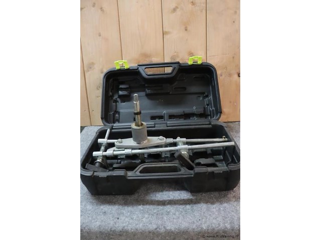 Deurslot boormal incl. opbergkoffer - 43x21x25cm - afbeelding 1 van  6