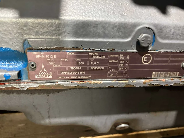 Deutz - bf4m 1012e - dieselmotor - afbeelding 10 van  12
