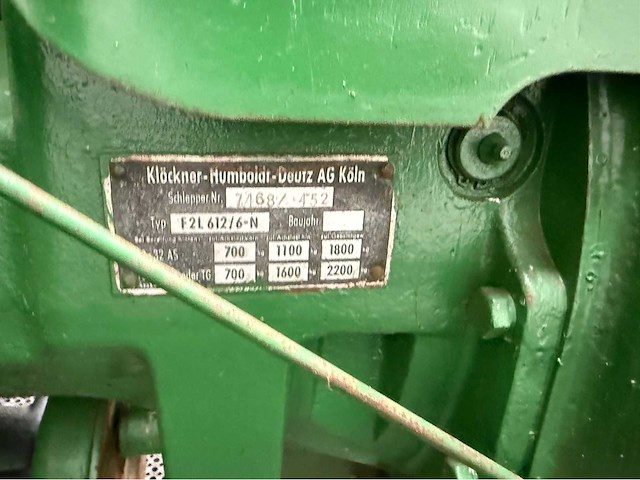 Deutz - f2l 712 - oldtimer - afbeelding 19 van  29