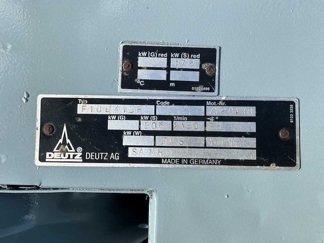 Deutz 10 cilinder f10l413f noodstroomaggregaat - afbeelding 7 van  17