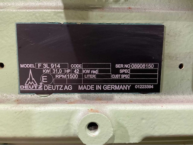 Deutz ag - f 3l 914 - motorblok - afbeelding 16 van  16