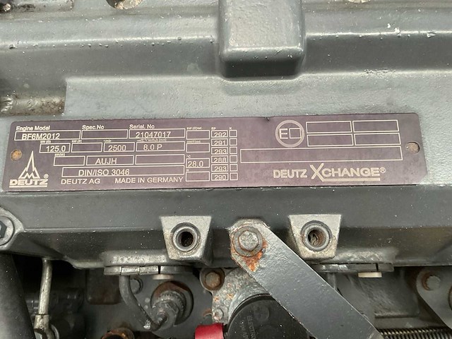 Deutz bf6m2012 dieselmotor - afbeelding 10 van  10