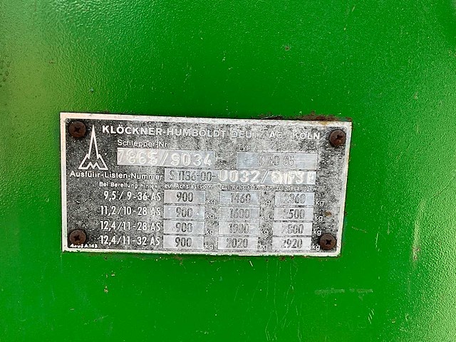 Deutz d 40 05 luchtgekoeld oldtimer tractor - afbeelding 4 van  8