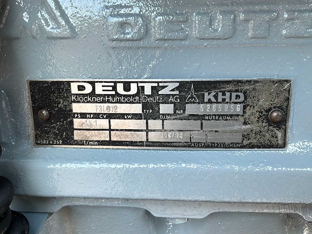 Deutz f3l912 noodstroomaggregaat - afbeelding 5 van  6