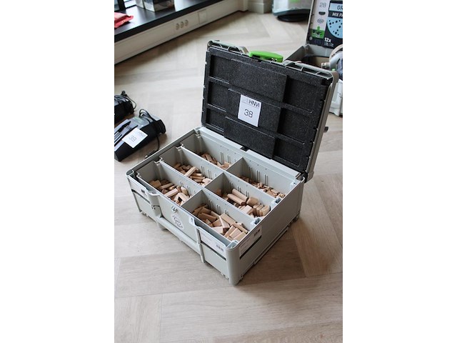 Deuvelkoffer festool met 5-delig freessetje df500 - afbeelding 2 van  3