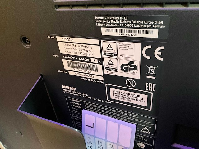 Develop ineo+ 258 multifunctional - afbeelding 2 van  4
