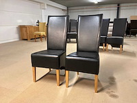 Devin leren eetkamerstoel (2x) - afbeelding 11 van  11