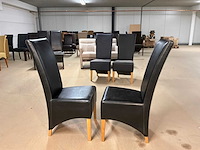 Devin leren eetkamerstoel (2x) - afbeelding 7 van  11