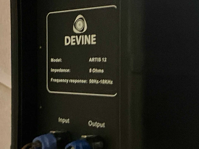 Devine artis 12 speaker en toebehoren (4x) - afbeelding 6 van  6