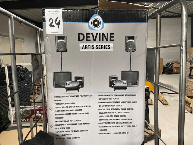 Devine artis 15a speaker (2x) - afbeelding 2 van  8