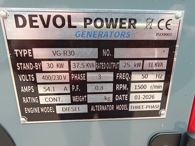 Devol - vg-r30 - stroomgenerator - afbeelding 17 van  18