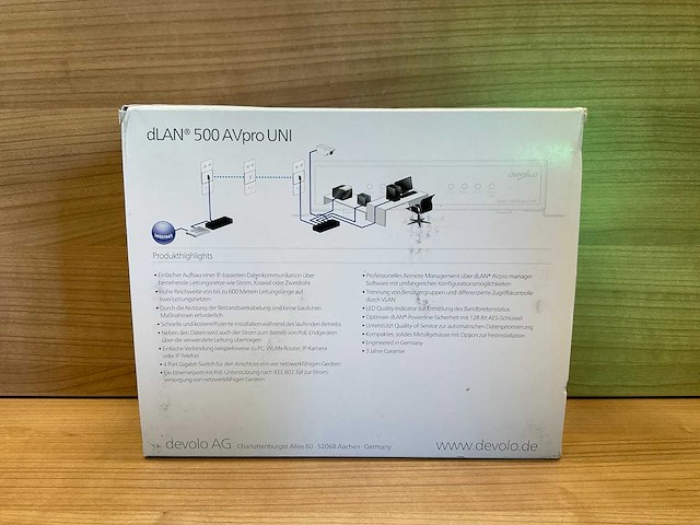 Devolo dlan 500 avpro uni professionele powerline-adapter - afbeelding 5 van  6