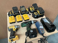 Dewald en hitachi divers accugereedschap