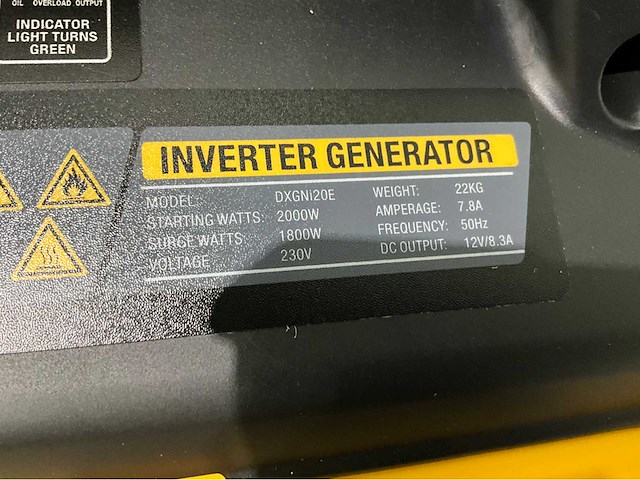 Dewalt - 2026 - dxgni20e - noodstroomaggregaat - afbeelding 2 van  13