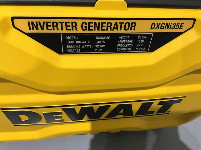 Dewalt - 2026 - dxgni35e - noodstroomaggregaat - afbeelding 9 van  11