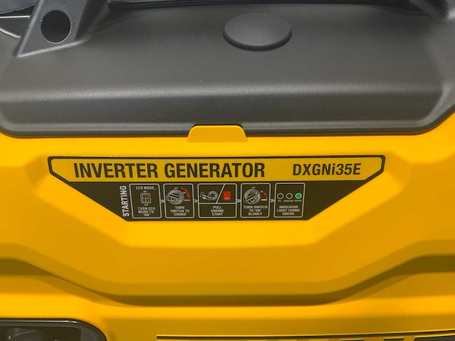 Dewalt - dxgni35e - 3400watt - inverter benzine generator - afbeelding 4 van  12