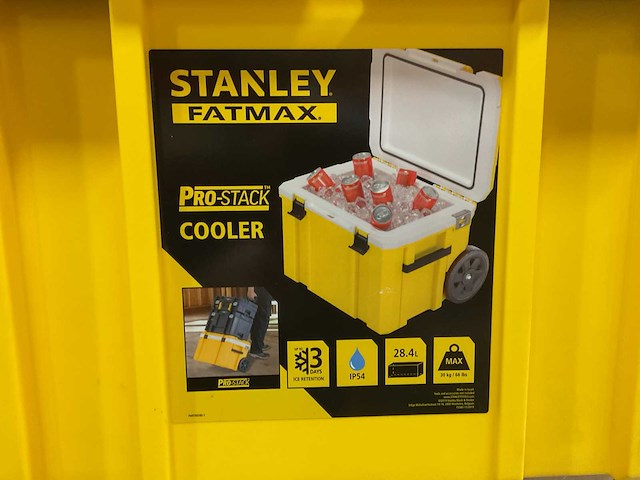Dewalt 28.4l pro-stack cooler fmst83282-01 koelbox trolley - afbeelding 8 van  8