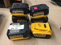 Dewalt accu (6x) - afbeelding 1 van  3