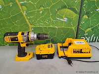 Dewalt accuboormachine dc910; 28v, incl. accu & oplaadstation de9000 - afbeelding 1 van  9