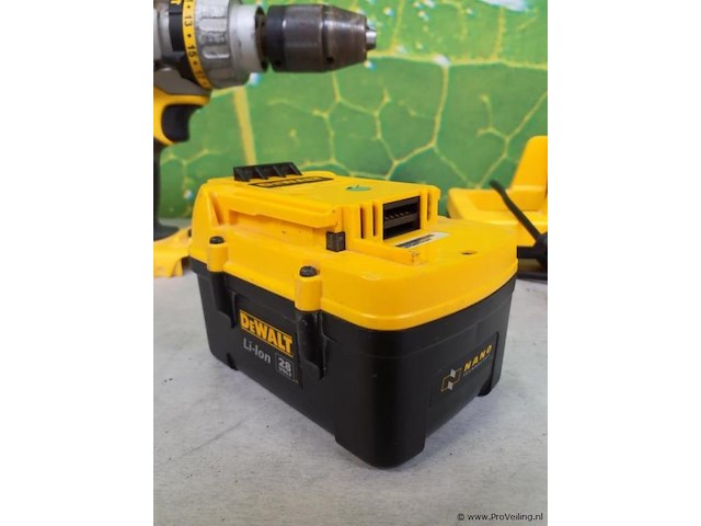 Dewalt accuboormachine dc910; 28v, incl. accu & oplaadstation de9000 - afbeelding 5 van  9