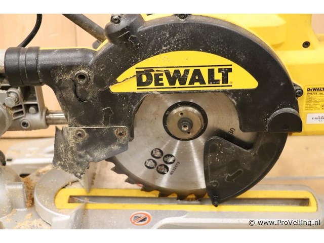 Dewalt afkort- en verstekzaag dws774 dws774-qs, 18v, type 1 - afbeelding 2 van  4