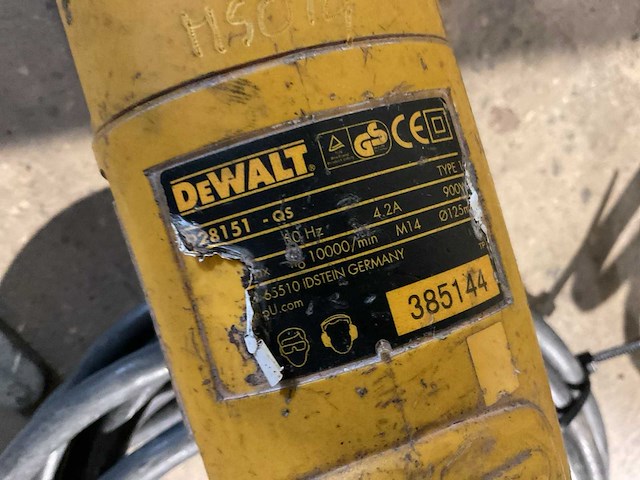 Dewalt boorhamer + haakseslijper - afbeelding 5 van  5