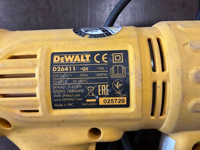 Dewalt d26411 heteluchtpistool (2x) - afbeelding 6 van  6