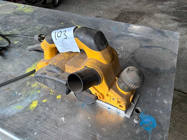 Dewalt d26500-qs schaafmachine - afbeelding 1 van  5