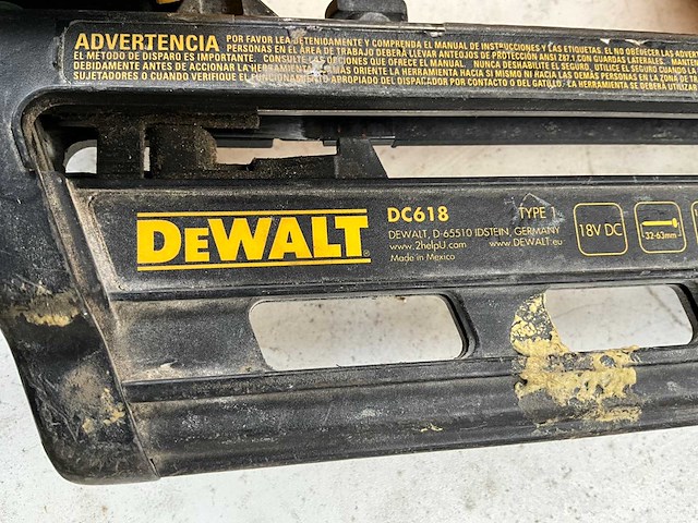 Dewalt dc 618 tacker - afbeelding 4 van  4