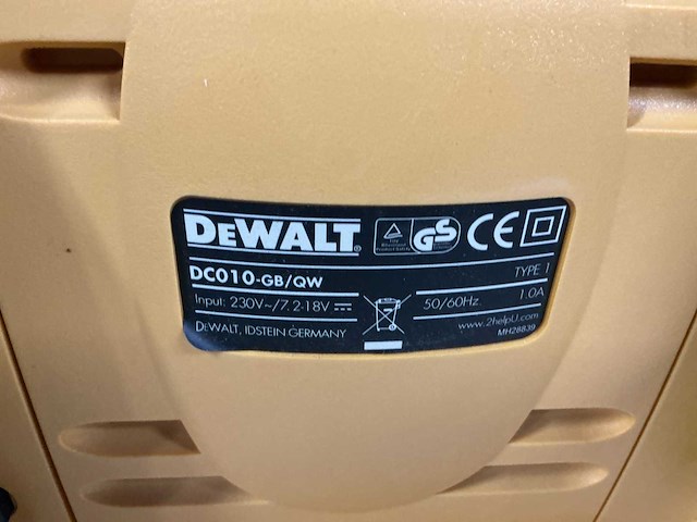 Dewalt dc010-gb/qw radio - afbeelding 4 van  4