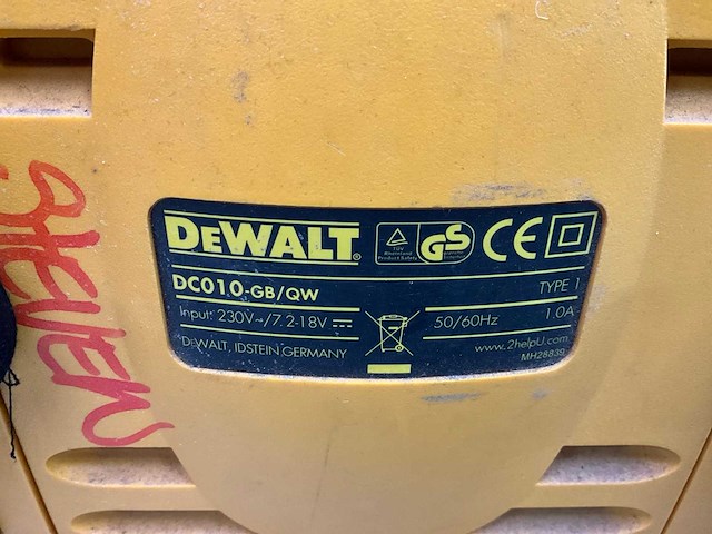 Dewalt dc010-gb/qw radio - afbeelding 5 van  5