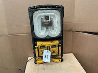 Dewalt dc022- qw bouwlamp met oplader - afbeelding 2 van  6