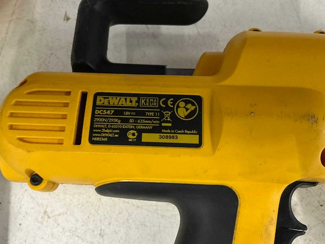 Dewalt dc547 accu kitpistool (2x) - afbeelding 5 van  5