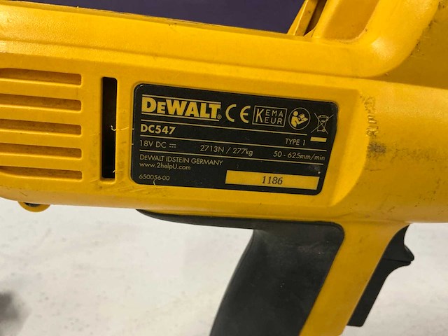 Dewalt dc547 kitspuit - afbeelding 3 van  6